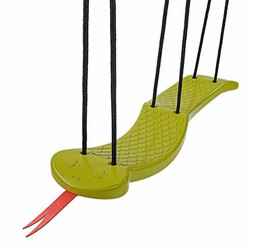 Big Snake-Swing Seggiolino Altalena 2 Posti, In Plastica, Portata 50 Kg,  Con Corde Regolabili In Altezza - Smoby - Altalene - Giocattoli