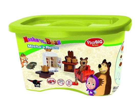 Masha e Orso. Mattoncini. Salotto 35 pezzi con Orso - Simba Toys - Cartoons  - Giocattoli | IBS