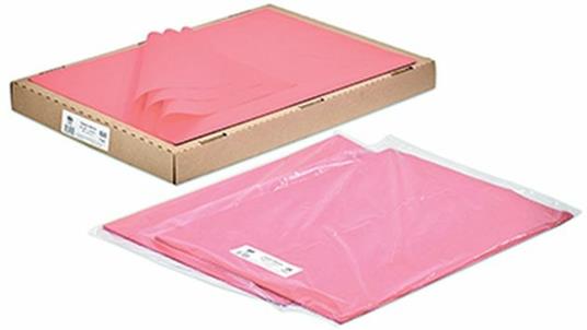 Carta Velina Gr.20 Fg.26 Cm.50x70 Rosa 108