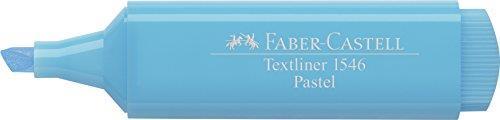 Faber Castell 154657 Scatola con 10 Evidenziatori Textliner 1546 Pastello, Colore: Blu Pastello - 3