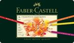 Matite colorate Faber-Castell Polychromos. Astuccio in metallo 36 colori