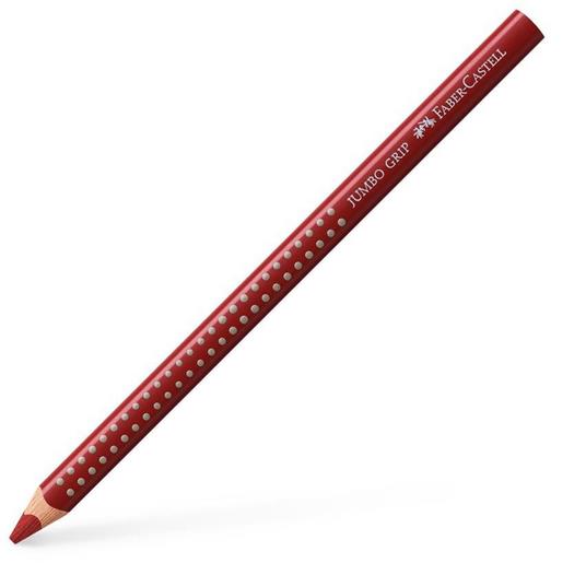 Matita colorata acquerellabile Faber-Castell Jumbo Grip 92 Rosso Indiano