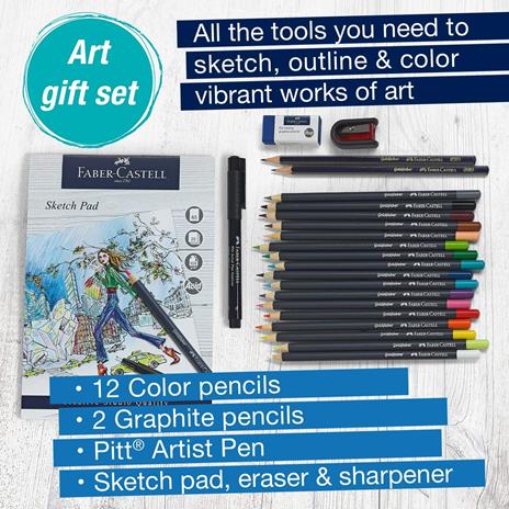 Matite colorate Faber-Castell Goldfaber. Gift Set - 2