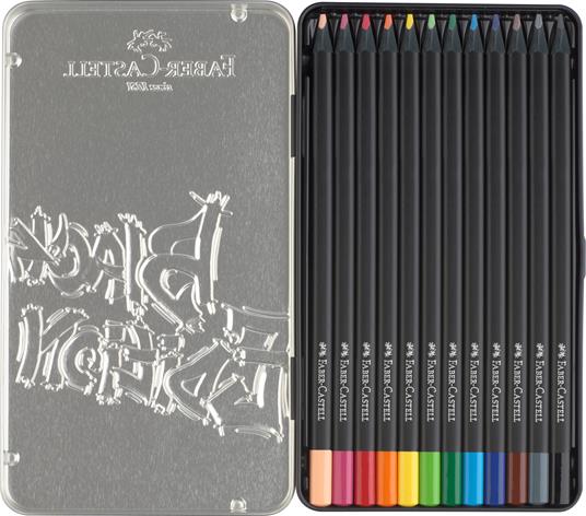 Matite colorate Faber-Castell in una custodia fotografica in metallo