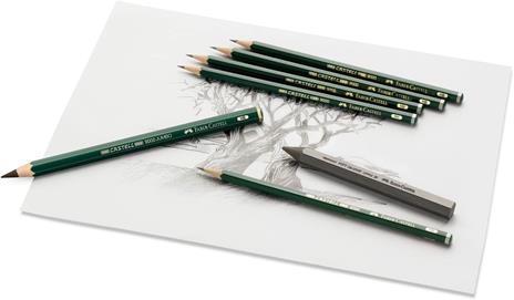 Matite Faber Castell Grafite 9000 Jumbo Confezione Da 5 Pezzi - 5