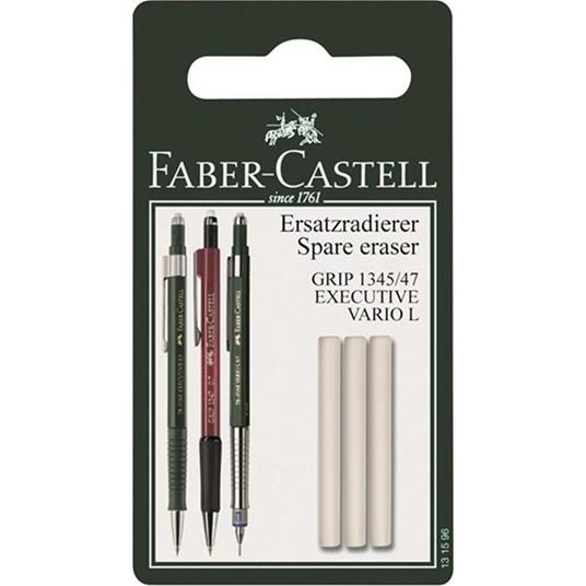 Gommini di ricambio Faber-Castell per portamine TK-Fine Grip 1345-1347 Executive. Blister 3 pezzi