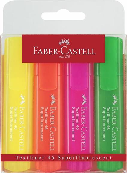 EVIDENZIATORE FABER CASTELL 46 SUPERFLUOR VERDE