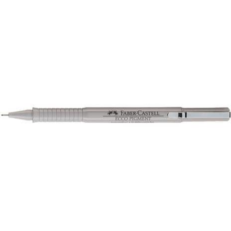 Penna punta in fibra Faber-Castell Ecco Pigment 0,7 mm 166799 -  Faber-Castell - Cartoleria e scuola