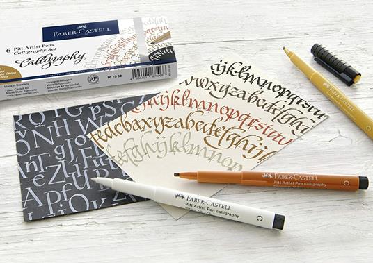 Bustina con 4 Pitt Artst Pen Calligraphy (99-01-47-88) - 2