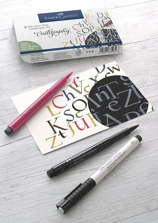 Bustina con 4 Pitt Artst Pen Calligraphy (99-01-47-88) - 5