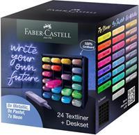 Faber-Castell - Set di evidenziatori TL46 Neon