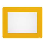 Cornice da pavimento rimovibile per segnaletica DURABLE A4 Giallo 401x314x0,4 mm – Conf. 10 pz 1808-04