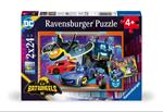 Ravensburger - Puzzle Batwheels, Collezione 2x24, 2 Puzzle da 24 Pezzi, Età Raccomandata 4+ Anni