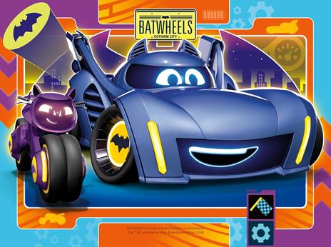 Ravensburger - Puzzle Batwheels, Collezione 4 in a Box, 4 puzzle da 12-16-20-24 Pezzi, Età Raccomandata 3+ Anni - 2