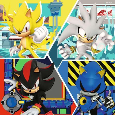 Ravensburger - Puzzle Sonic, Collezione 3x49, 3 Puzzle da 49 Pezzi, Età Raccomandata 5+ Anni - 4