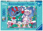 Ravensburger - Puzzle 100 Pezzi XXL Stitch, Idea Regalo per Bambini 6+ Anni, Gioco Educativo e Stimolante