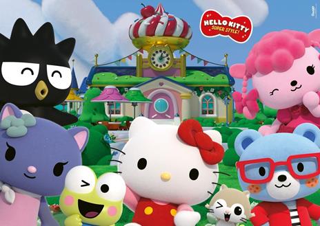 Ravensburger - Puzzle Hello Kitty, Collezione Giant Pavimento, Idea Regalo per Bambini 3+ Anni, 24 Pezzi Giganti - 3