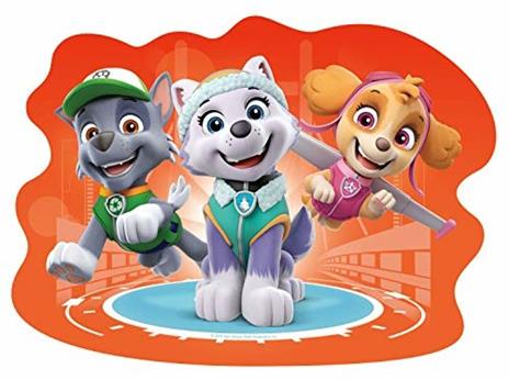 Ravensburger - Puzzle Paw Patrol, Collezione Shaped 4 in a Box, 4 puzzle da 10-12-14-16 Pezzi, Età Raccomandata 3+ Anni - 4