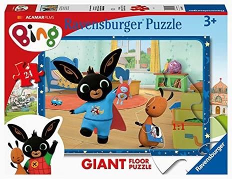 Ravensburger - Puzzle Bing C, Collezione 24 Giant Pavimento, 24 Pezzi, Età Raccomandata 3+ Anni