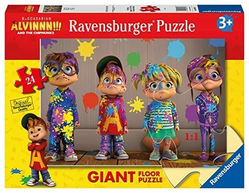 Ravensburger - Puzzle Alvin, Collezione 24 Giant Pavimento, 24 Pezzi, Età Raccomandata 3+ Anni