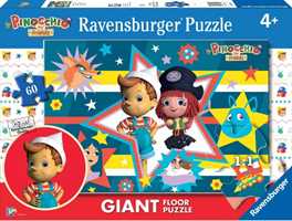 Ravensburger - Puzzle I puffi, Collezione 24 Giant Pavimento, 24