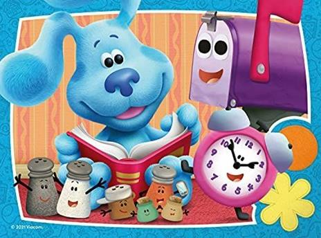 Ravensburger - Puzzle Blue's clues & you, Collezione 4 in a Box, 4 puzzle da 12-16-20-24 Pezzi, Età Raccomandata 3+ Anni - 4