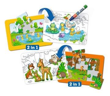 Ministeps. Aqua Doodle® Puzzles: Heimische Tiere Febr.. Ravensburger 00.004.557 puzzle Interattiva 6 pezzo(i)