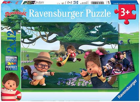 Puzzle 2X12 Pz. Moncchichi. Ravensburger (05020 8) - 2