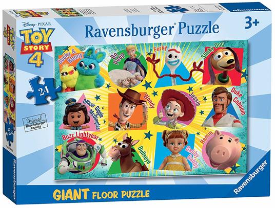 Toy story 4 Ravensburger Puzzle 24 giant Pavimento - Ravensburger - Puzzle  24 giant Pavimento - Puzzle per bambini - Giocattoli | IBS