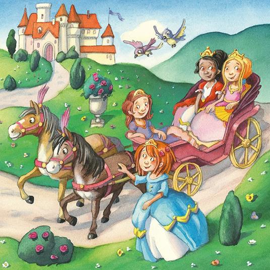 Ravensburger - Puzzle Piccole principessine, Collezione 3x49, 3 Puzzle da 49 Pezzi, Età Raccomandata 5+ Anni - 4