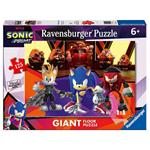 Ravensburger - Puzzle Sonic, Collezione 125 Giant Pavimento, 125 Pezzi, Età Raccomandata 6+ Anni