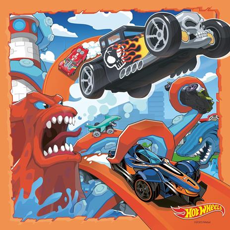 Puzzle 3x49 pz Hot Wheels - 2