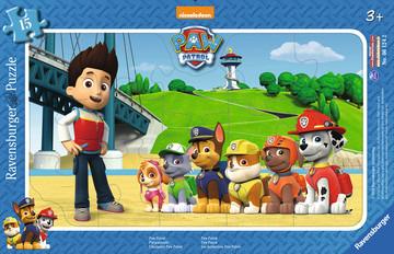 Ravensburger - Puzzle Paw Patrol, Collezione Puzzle Incorniciati, 15 Pezzi, Età Raccomandata 3+ Anni