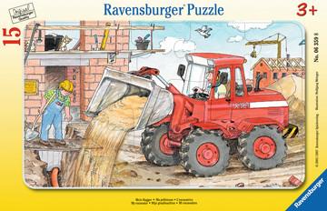 15 Teile Rahmenpuzzle. Mein Bagger. Ravensburger 00.006.359 puzzle 15 pezzo(i) - 4