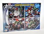 Avengers Puzzle 4x100 pezzi Ravensburger (07076)