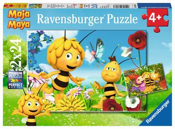 2 x 24 Teile. Biene Maja und ihre Freunde. Ravensburger 07823 puzzle 24 pezzo(i)