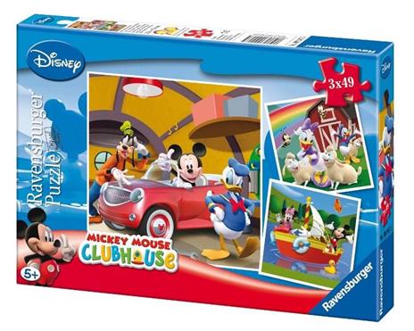 Topolino Puzzle 3x49 pezzi Ravensburger (09247) - 2