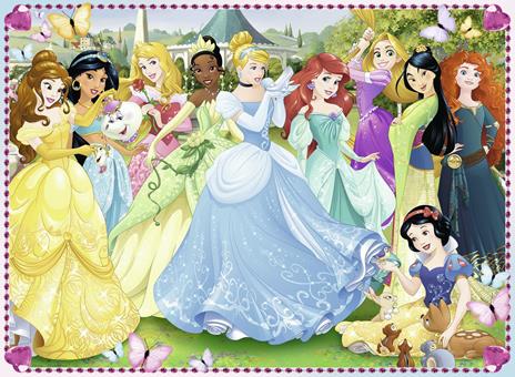 Ravensburger - Puzzle Principesse Disney A, 100 Pezzi XXL, Età Raccomandata 6+ Anni - 4