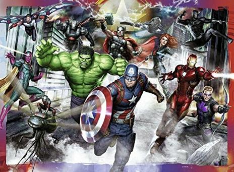 Ravensburger - Puzzle Avengers, 100 Pezzi XXL, Età Raccomandata 6+ Anni - 5