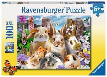 Ravensburger 10949 - Puzzle Xxl 100 Pz - Selfie Di Coniglietti - 2