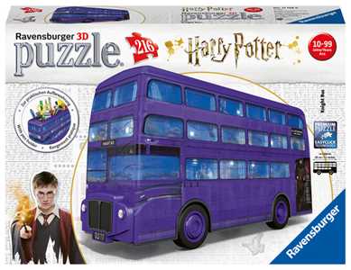 Giocattolo Ravensburger - 3D Puzzle Nottetempo, Bus Harry Potter, 216 Pezzi, 8+ Anni Ravensburger
