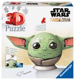 Ravensburger - 3D Puzzle Grogu con le Orecchie, 72 pezzi, 6+ anni