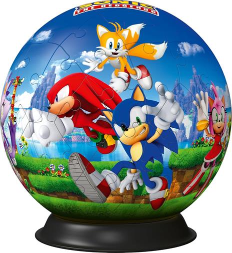 Ravensburger - Puzzle 3D, Puzzle-Ball Sonic the Hedgehog, per Adulti e Bambini 6+ Anni, Idea Regalo, 72 Pezzi - 2