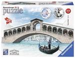 Ravensburger - 3D Puzzle Ponte Di Rialto, Venezia, 216 Pezzi, 8+ Anni