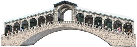 Ravensburger - 3D Puzzle Ponte Di Rialto, Venezia, 216 Pezzi, 8+ Anni - 102