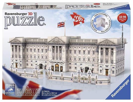 Buckingham Palace Puzzle 3D Building Ravensburger (12524) - 43