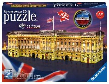Ravensburger - 3D Puzzle Buckingham Palace Night Edition con Luce, Londra,  216 Pezzi, 8+ Anni - Ravensburger - Night Edition - Puzzle 3D - Giocattoli