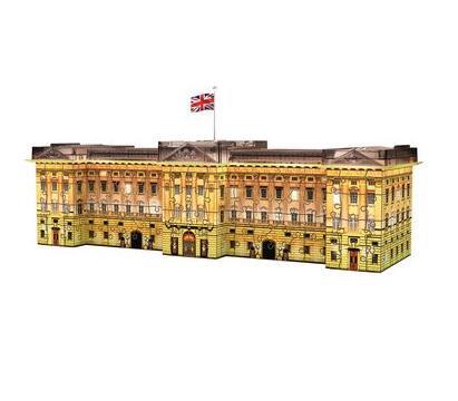 Ravensburger - 3D Puzzle Buckingham Palace Night Edition con Luce, Londra, 216 Pezzi, 8+ Anni - 4