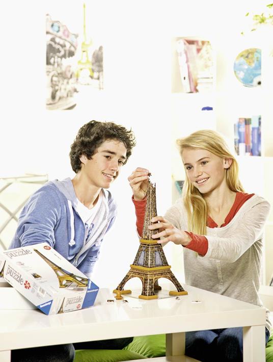 Ravensburger - 3D Puzzle Tour Eiffel, Parigi, 216 Pezzi, 8+ Anni - 5