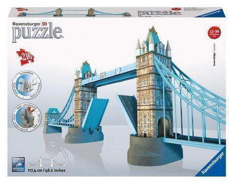 Ravensburger - 3D Puzzle Tower Bridge, 216 Pezzi, 8+ Anni - 2